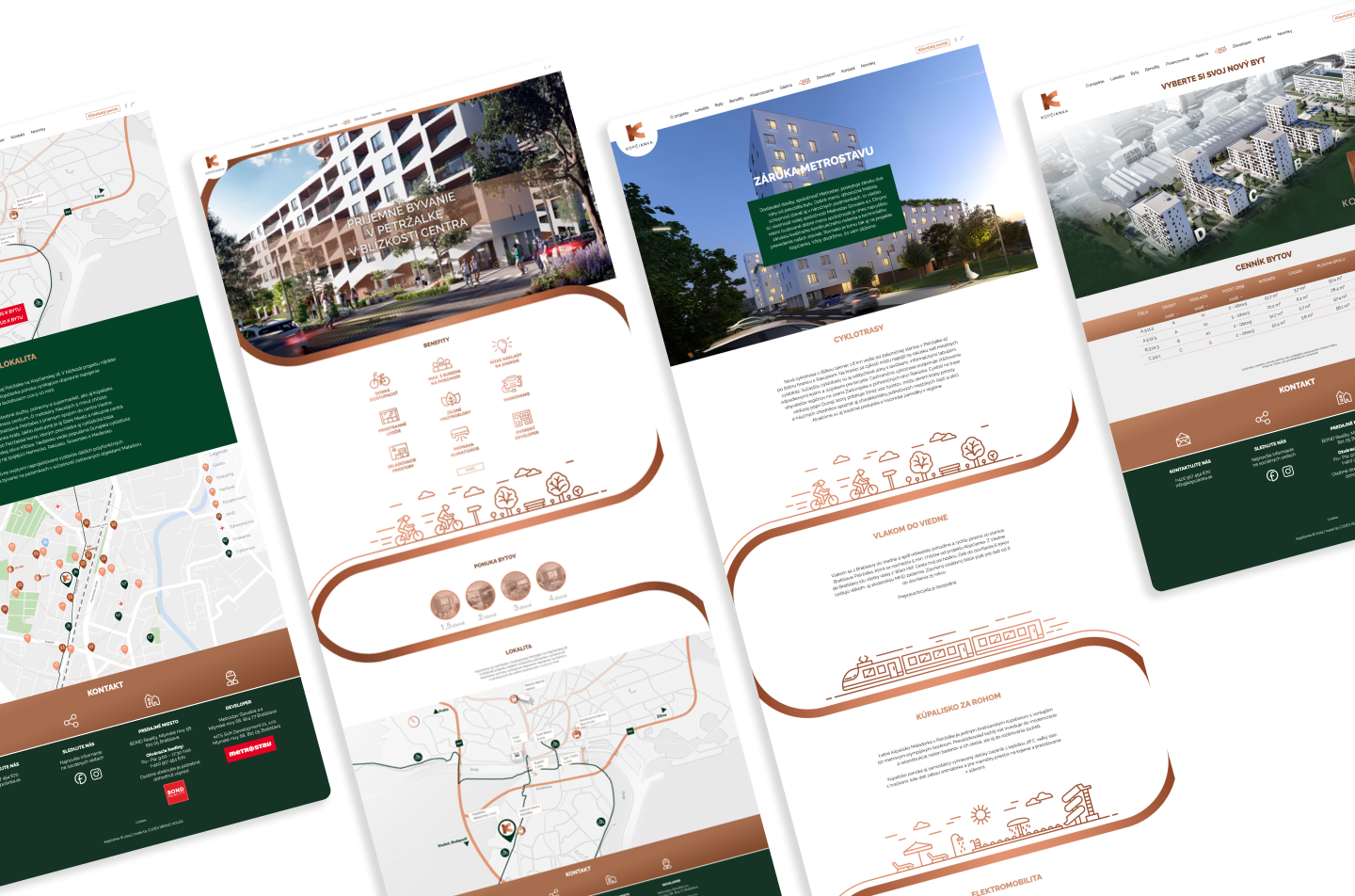 Kopčianka website preview