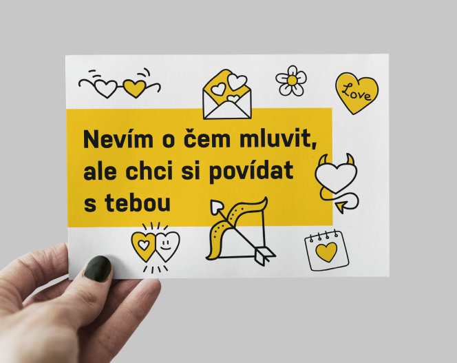 Valentine's Day postcard