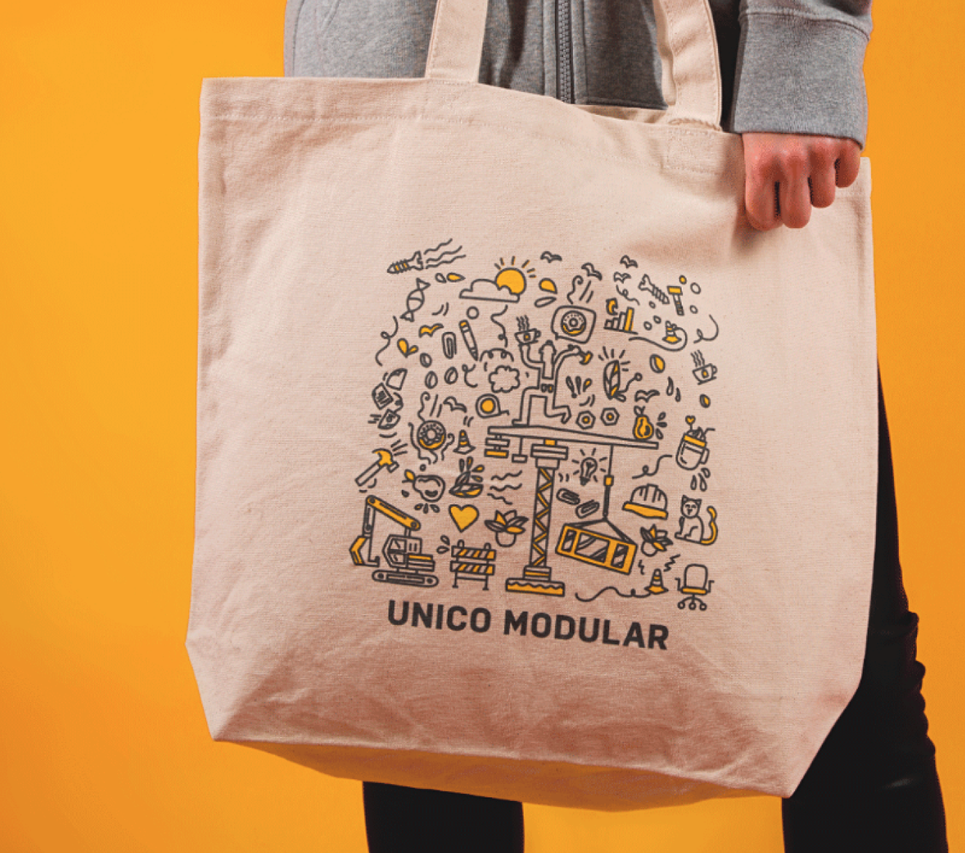 Unico Modular branded tote bag